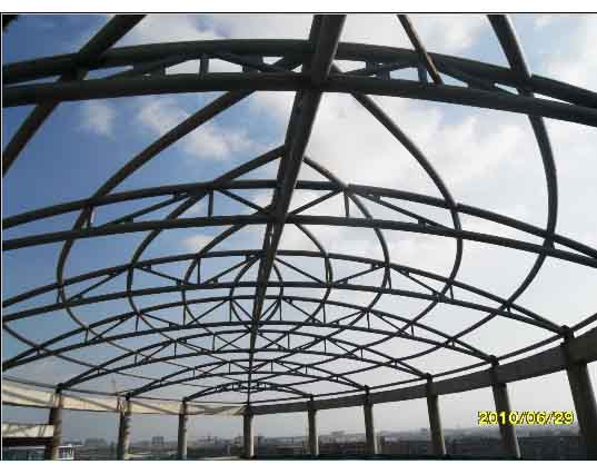 广西中煤朔州宾馆管桁架工程